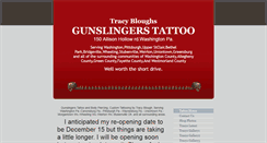 Desktop Screenshot of gunslingerstattoo.com